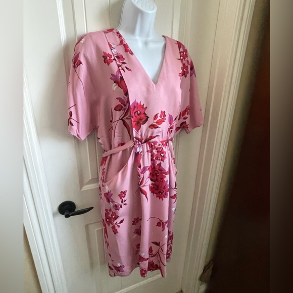 Phase Eight Brooke Floral Dress in Flint Melange, Size 8 - Picture 8 of 12